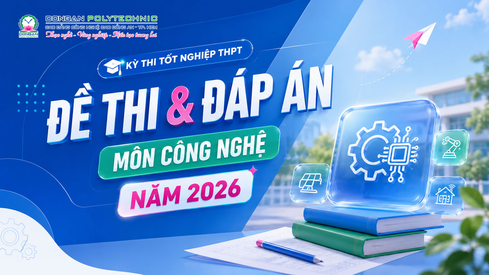 ĐỀ THI VÀ ĐÁP ÁN THAM KHẢO MÔN CÔNG NGHỆ NÔNG NGHIỆP – KỲ THI TỐT NGHIỆP THPT NĂM 2026
