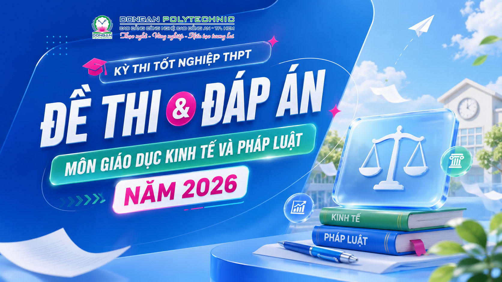 ĐỀ THI VÀ ĐÁP ÁN THAM KHẢO MÔN GIÁO DỤC KINH TẾ VÀ PHÁP LUẬT – KỲ THI TỐT NGHIỆP THPT NĂM 2026
